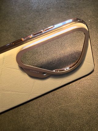 Funda Huawei P70 Ultra beige/dorada