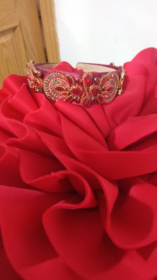 Vestido rojo fiesta - Talla única