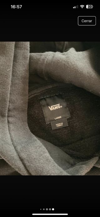 Sudadera Vans negra