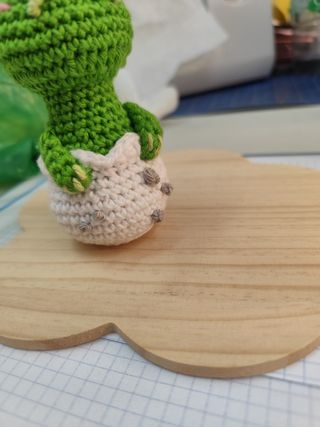 Amigurumi dinosaurio bebé a crochet
