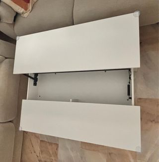 Mesa centro blanca elevable Ikea