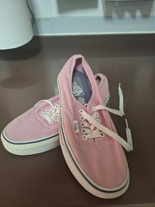 Zapatillas Vans Rosa - Poco Uso