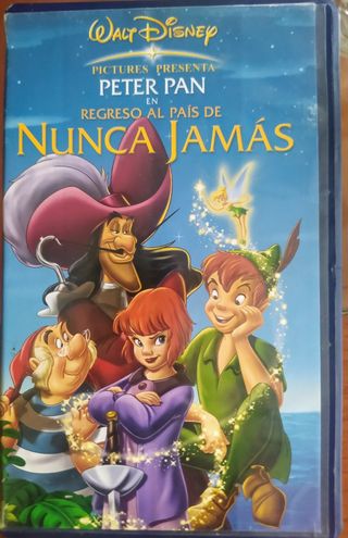 VHS Disney Peter Pan Regreso al País Nunca Jamás