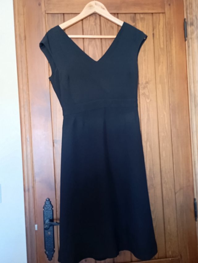 Vestido negro Massimo Dutti