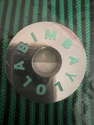 BIMBA Y LOLA - Bolso Saca rayas verde negra