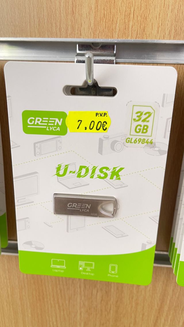 Pendrive Green Lyca 32GB