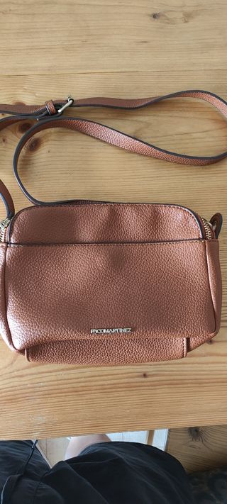Bolso bandolera Paco Martinez marrón