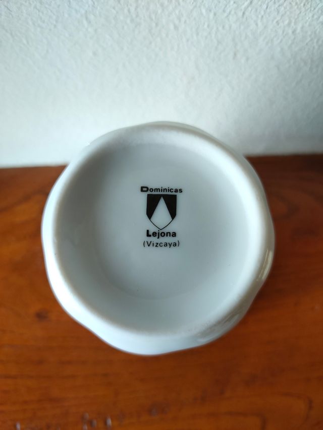 2 vasos tocador porcelana Dominicas Leioa