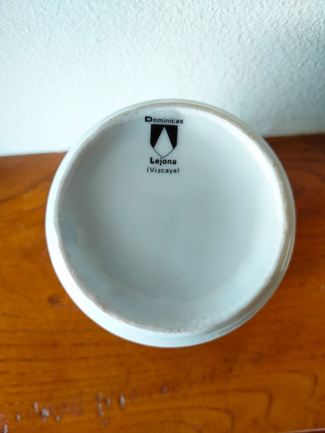 2 vasos tocador porcelana Dominicas Leioa