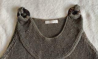 2 Camisetas Promod punto marrón verde