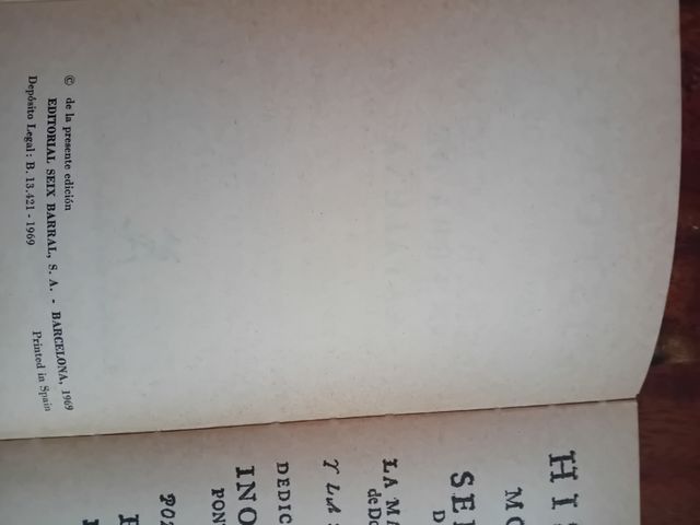 Guerra de Cataluña publicada Seix Barral 1969