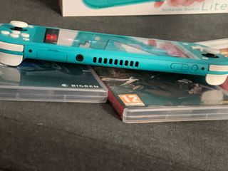 Nintendo Switch Lite turquesa - 256GB + Juegos.