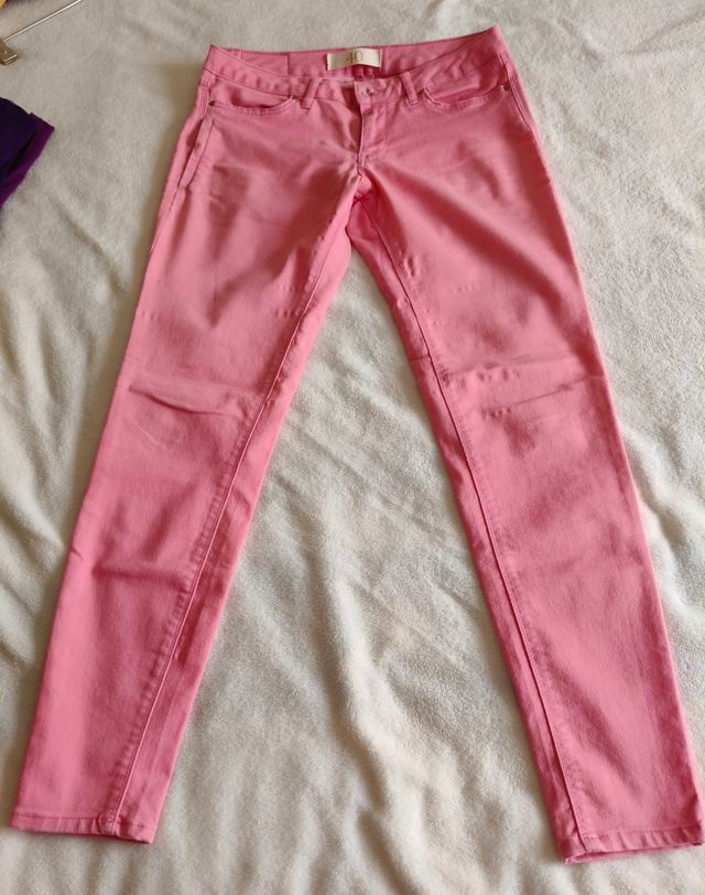 Pantalones Zara rosa palo