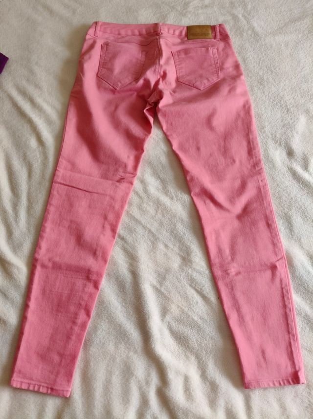Pantalones Zara rosa palo