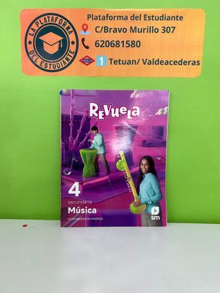 Música. 4 Secundaria. Revuela. Comunidad de Madrid