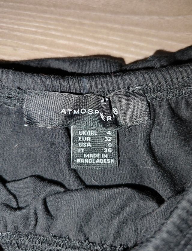 Bodie negro Atmosphere talla S