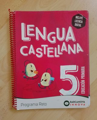 Libros 5° de primaria,colegio Maria Rosa Molas
