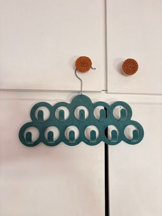 Percha terciopelo colgadores bisutería