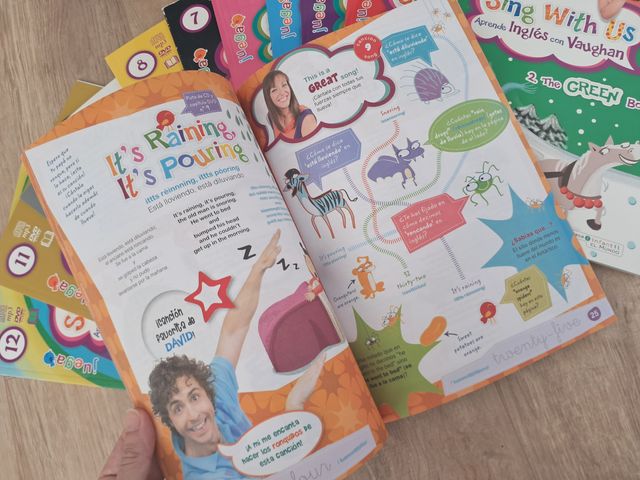 Sing With Us: Inglés Vaughan (12 DVDs + 12 Libros)