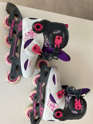 Patines Oxelo PLAY 5 para niña, talla 32-34