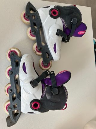 Patines Oxelo PLAY 5 para niña, talla 32-34
