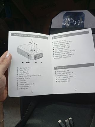 Arrancador multifunción portátil