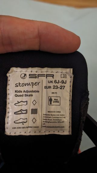 Patines SFR Stomper ajustables 23-27