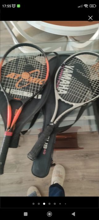 2 Raquetas Tenis: Upshot & Double 27
