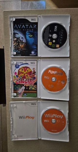 3 Giochi Nintendo Wii: Avatar, Circus Party, Wii P