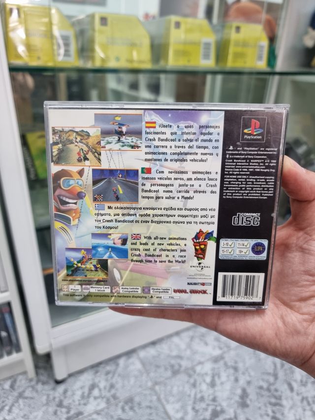 Crash Bandicoot Warped PS1 PAL ESP