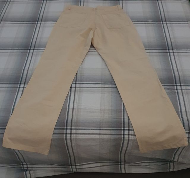 Calças Massimo Dutti bege