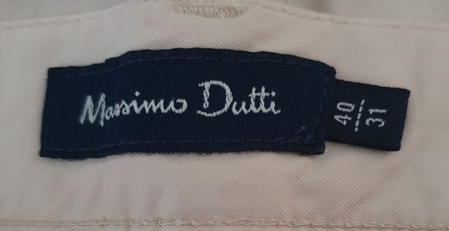 Calças Massimo Dutti bege