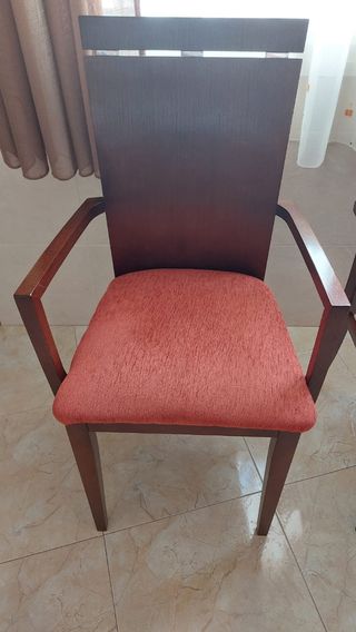 4 Sillas Comedor Madera naranja