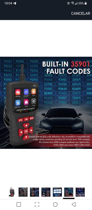Escáner OBD2 S611 - Diagnóstico Coche