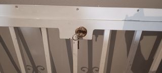 Reja ventana blanca hierro - 2 uds