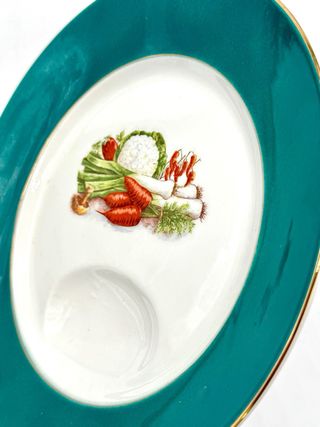 Set 6 piatti pinzimonio Imola bordo oro