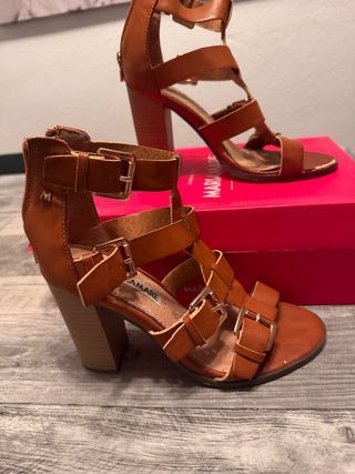 Sandalias tacón Mariamare para baile, nuevos