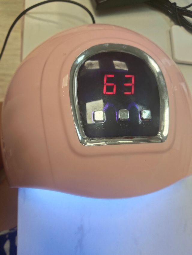 Lampara UV LED uñas  30s. 60s.   90s