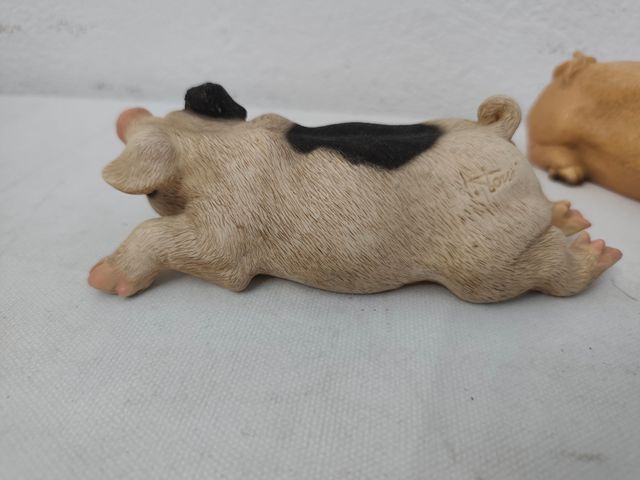 2 figuras cerdito decoración