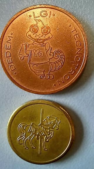 Gettoni Giostre Vintage Kiddie Rides