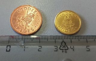 Gettoni Giostre Vintage Kiddie Rides