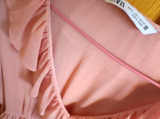 Blusa Zara rosa - Talla M