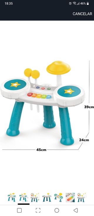 Batería Infantil - Juguete Musical