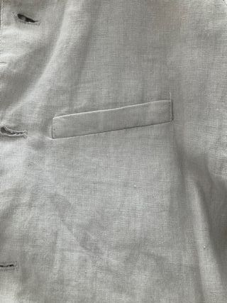 Blazer lino beige Zara hombre
