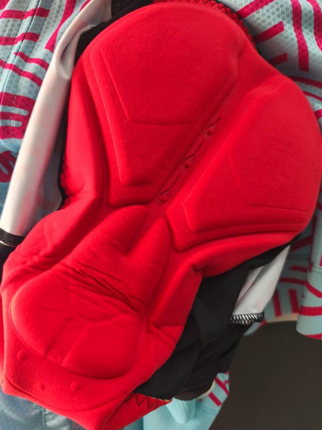 Conjunto ciclismo CBK celeste-rosa Talla M