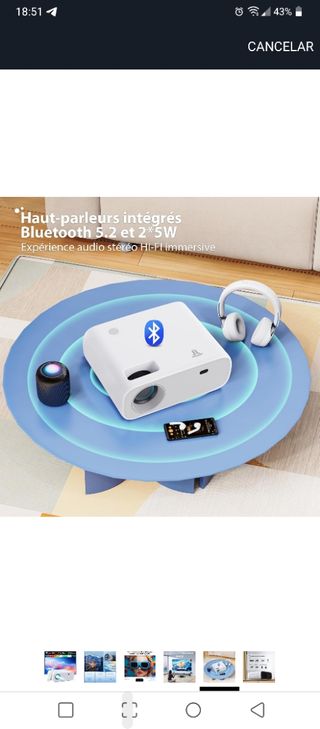 Proyector Mini 1080P WiFi