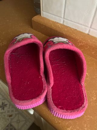 Pantuflas Unicornio niña nº 33