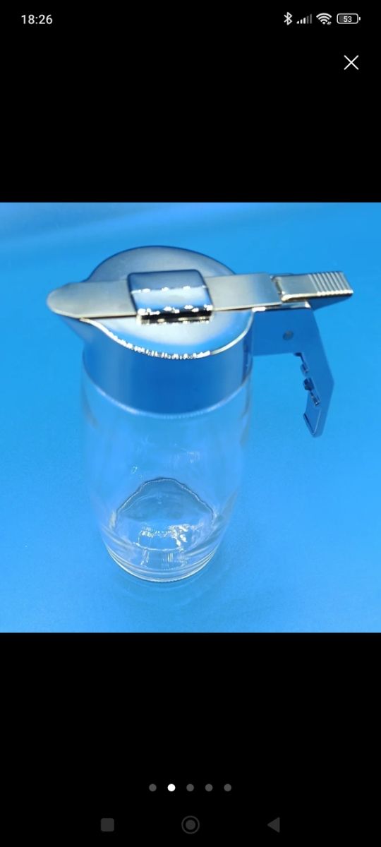 Dosificador cromado miel. NUEVO