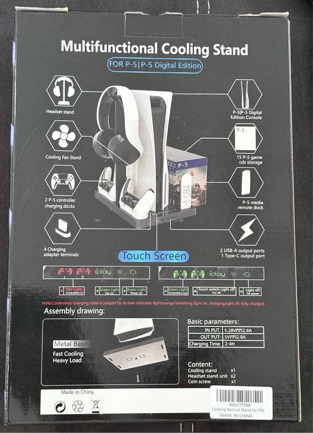 Soporte Enfriamiento PS5 - iPlay