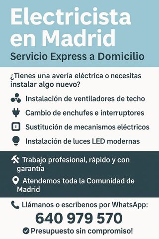 Electricista Madrid: Servicio Express